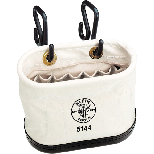 Aerial-Basket Oval Bucket, Canvas, 14" Dia. x 10" H, 150.0 lbs. Load Rating Distribution Jean Lapalme
