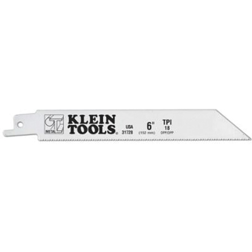 Reciprocating Saw Blades, Bi-Metal, 18 TPI, 6" L x 3/4" W Distribution Jean Lapalme