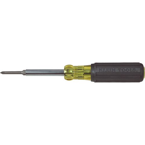 6-in-1 Multi-Bit Screwdriver/Nut Driver, Extended Reach, 9-1/8" L, Cushion Grip Handle Distribution Jean Lapalme