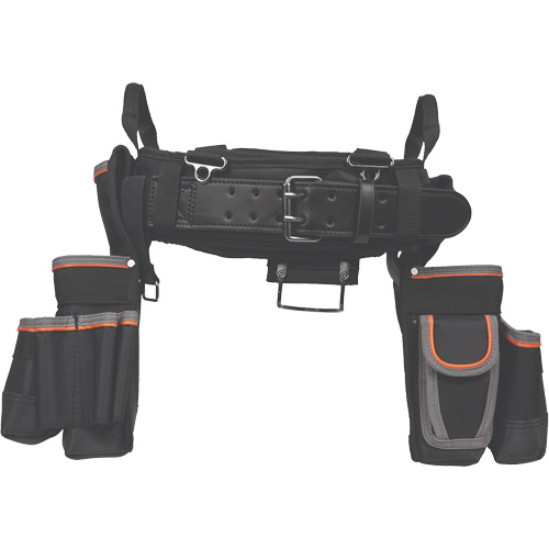 Tradesman Pro Electrician's Tool Belt, Nylon, Black Distribution Jean Lapalme