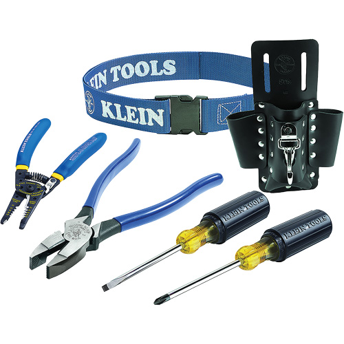 Trim-Out Tool Set with Leather Tool Pouch, 6 Pieces Distribution Jean Lapalme