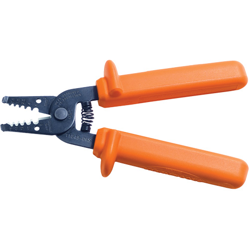 Pince &agrave; d&eacute;nuder/coupe-fil isol&eacute;e 8-16 AWG multibrins Distribution Jean Lapalme
