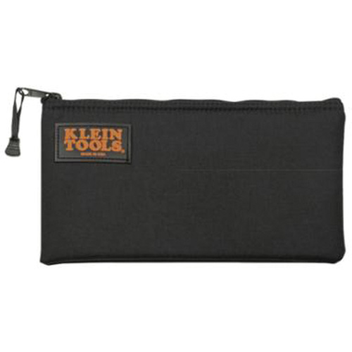 Sac &agrave; outils &agrave; fermeture &eacute;clair, Nylon balistique, 1 pochettes, Noir Distribution Jean Lapalme