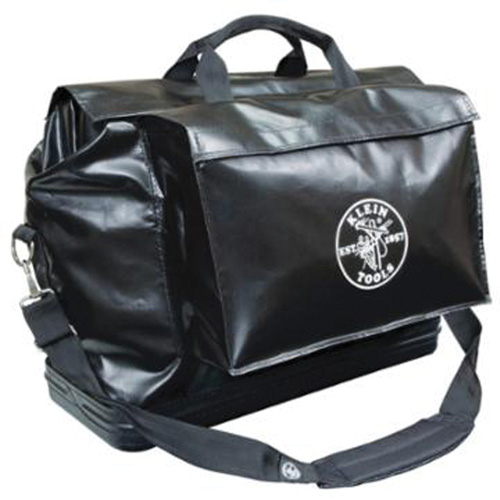 Equipment Bag, Vinyl, 2 Pockets, Black Distribution Jean Lapalme
