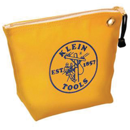 Zipper Tool Pouch, Canvas, 1 Pockets, Yellow Distribution Jean Lapalme