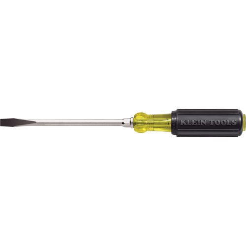 Heavy-Duty Slot Keystone Screwdriver, 5/16", 10-15/16" L, Cushion Grip Handle Distribution Jean Lapalme