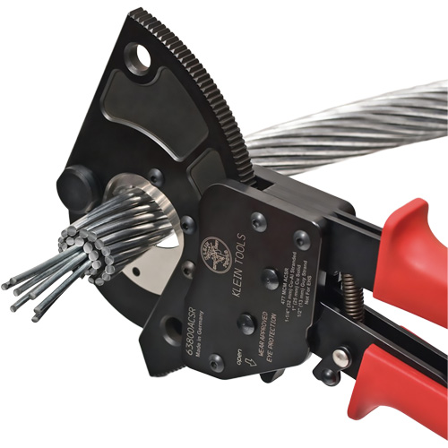 Coupe-c&acirc;ble &agrave; cliquet pour conducteurs en aluminium &agrave; &acirc;me d'acier, 13-3/4" Distribution Jean Lapalme