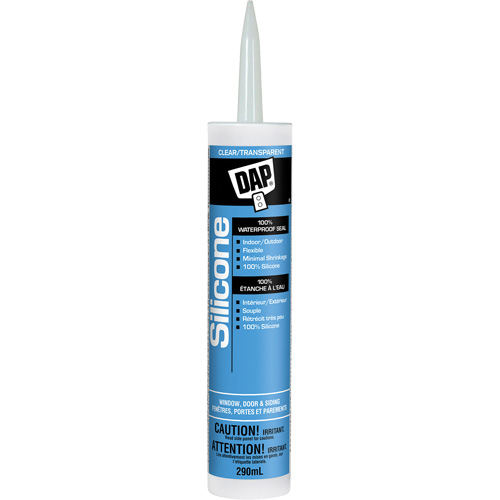Scellant de silicone, 290 ml, Tube, Transparent Distribution Jean Lapalme