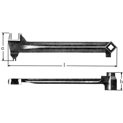 l&eacute;s &agrave; bonde, 2-1/2", Longueur de 15-1/15" Distribution Jean Lapalme