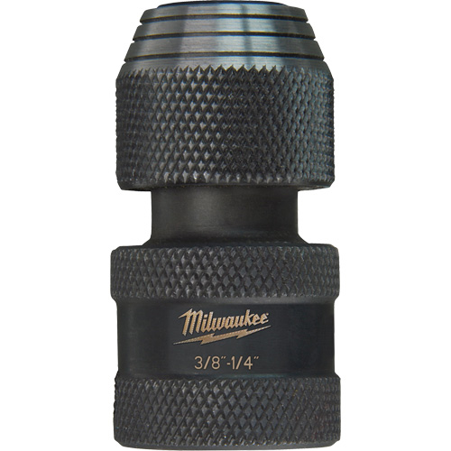 Adaptateur de douille carr&eacute;e &agrave; hexagonale pour tournevis &agrave; percussion Shockwave, Chocs, Prise 1/4", Douille 3/8", 1,875" lo Distribution Jean Lapalme