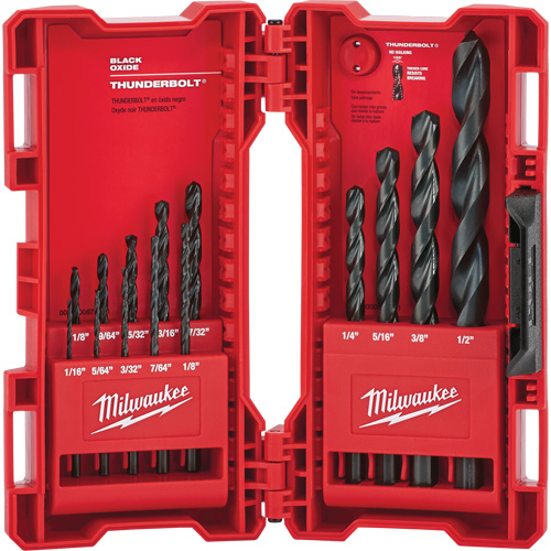 Thunderbolt&reg; Drill Bit Set, 14 Pieces, Steel Distribution Jean Lapalme