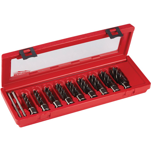 Jeu de couteaux annulaires, 9 morceaux, Acier rapide Distribution Jean Lapalme