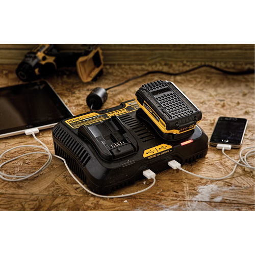 Max Jobsite Charging Station, 12 V/20 V, Lithium-Ion Distribution Jean Lapalme