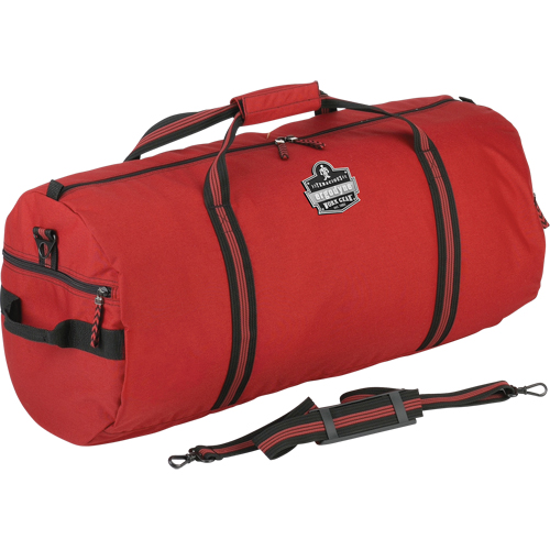 Sac de sport mod&egrave;le 5020 Arsenal, Nylon, 2 pochettes, Rouge Distribution Jean Lapalme