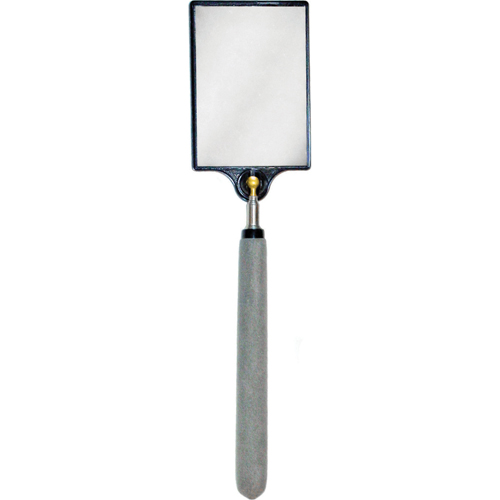 Inspection Mirror, Rectangular, 3-1/2" L x 2-1/2" W, Telescopic Distribution Jean Lapalme