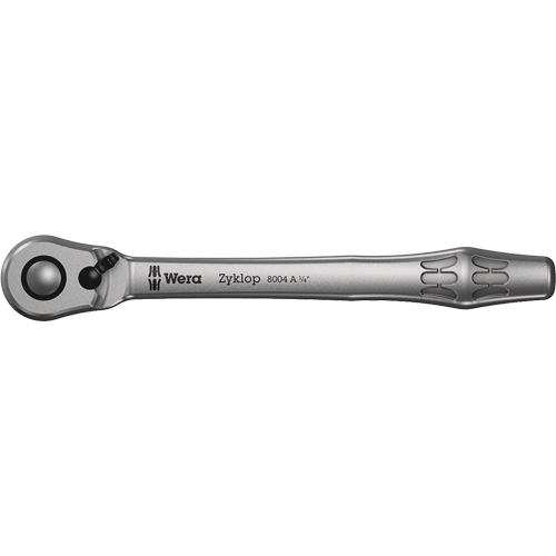 Zyklop Metal 1/4 Metal Ratchet with switch lever, 1/4" Drive, Plain Handle Distribution Jean Lapalme