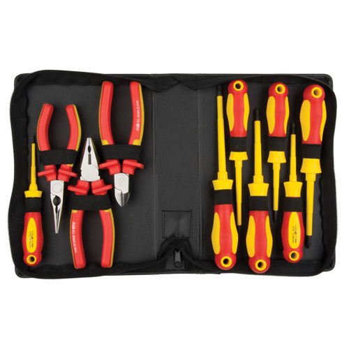 Insulated Tool Set, 1000 V, 10 Pcs Distribution Jean Lapalme