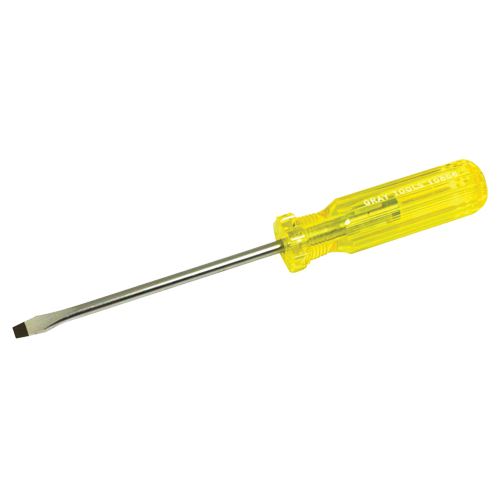 Slotted Screwdriver, 1/4", 9-7/16" L, Plastic Handle Distribution Jean Lapalme