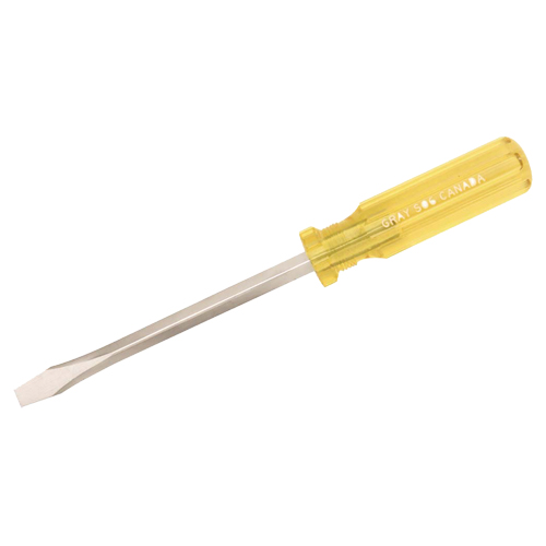 Slotted Screwdriver, 1/4", 6-3/4" L, Plastic Handle Distribution Jean Lapalme