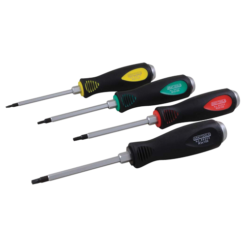 Jeu de tournevis &agrave; pointe carr&eacute;e &agrave; empreinte r&eacute;duite, 4 mcx Distribution Jean Lapalme
