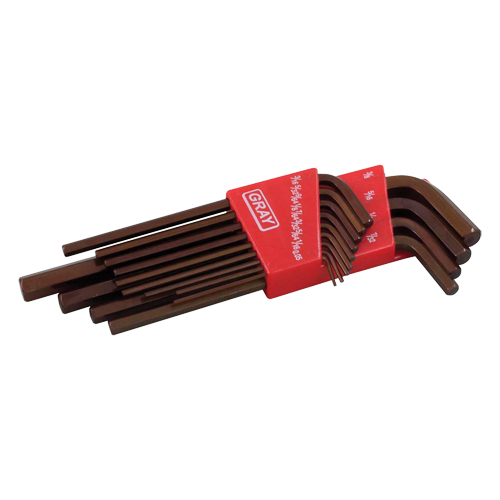 Long Arm Hex Key Set, 13 Pcs., Imperial Distribution Jean Lapalme