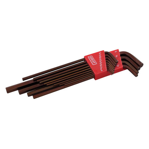 Extra Long Arm Hex Key Set, 13 Pcs., Imperial Distribution Jean Lapalme