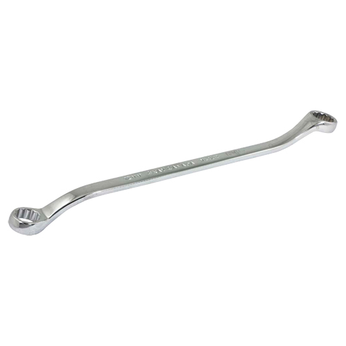 Box End Wrench, 12 Point, 12 mm x 13 mm, 15° Offset, Chrome Finish Distribution Jean Lapalme