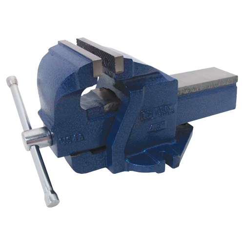 &eacute;tau d'&eacute;tabli en fonte ductile pour m&eacute;canicien, Largeur des m&acirc;choires 4-1/2", Profondeur de la gorge 2-3/5" Distribution Jean Lapalme