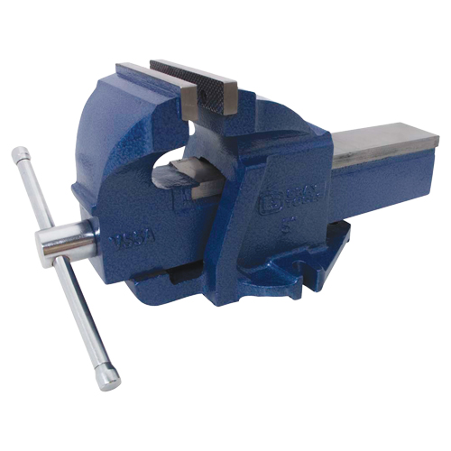 Ductile Iron Mechanics Bench Vise, 5" Jaw Width, 3-3/10" Throat Depth Distribution Jean Lapalme