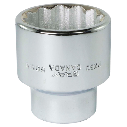 Douille, 50 mm, Prise 1", 12 pans Distribution Jean Lapalme