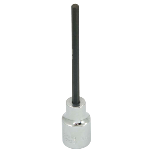 Tr&egrave;s longue douille &agrave; embout, 4 mm x 4" lo, Prise 3/8" Distribution Jean Lapalme
