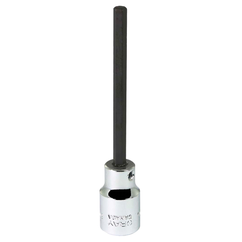 Bit Socket, 5 mm x 3-7/8" L, 3/8" Drive Distribution Jean Lapalme