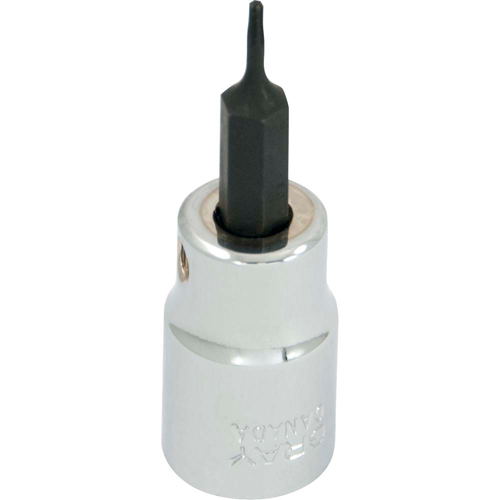 Bit Socket, Torx&reg;, T6 x 2-1/8" L, 3/8" Drive Distribution Jean Lapalme