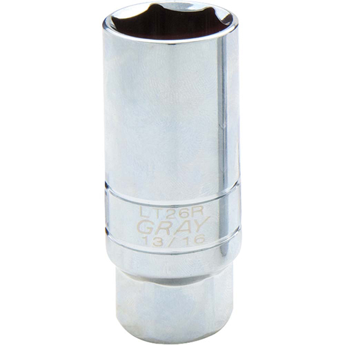 Douille de bougie, Prise 3/8", Douille 13/16", lo 1-1/10" Distribution Jean Lapalme
