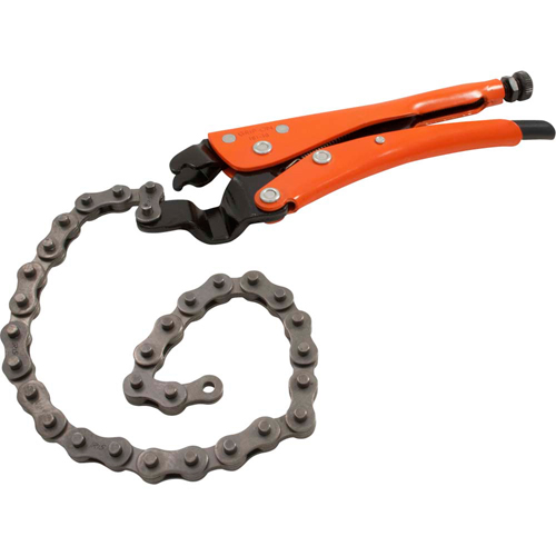 Locking Chain Clamp Pliers, 10" Length, Omnium Grip Distribution Jean Lapalme