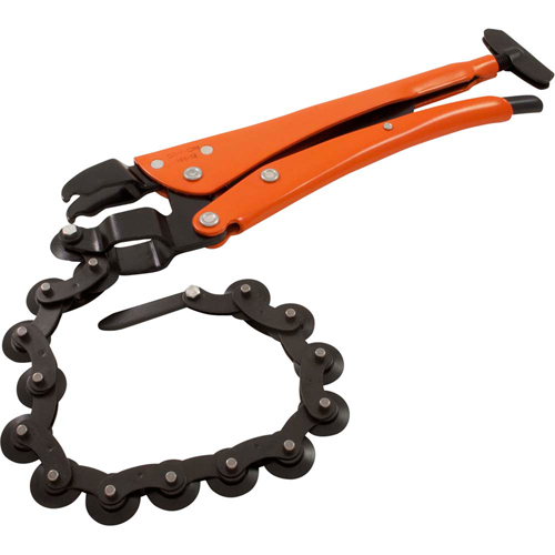 Locking Chain Pipe Cutter Pliers, 12-1/2" Length, Omnium Grip Distribution Jean Lapalme