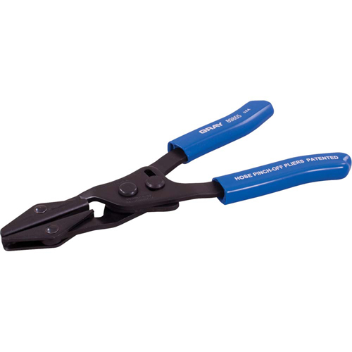 Pince de pincement de boyau, Longueur hors tout 9-1/4", Ouverture des m&acirc;choires 1-1/4" Distribution Jean Lapalme
