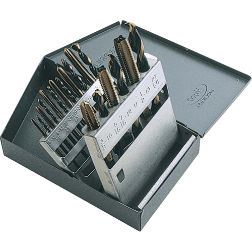 Tap & Drill Set, 18 Pieces Distribution Jean Lapalme