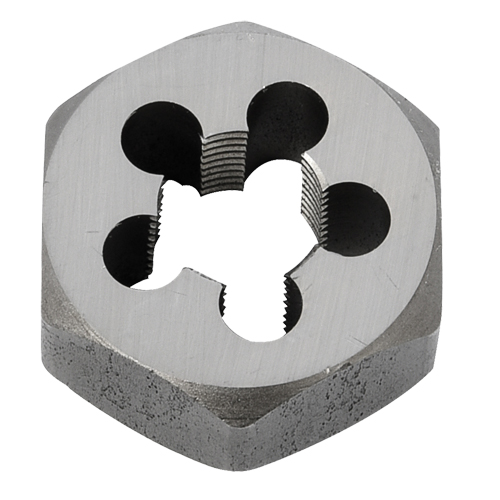 Hex Rethreading Die Nut, 1"/1-5/8" Dia., 1/2"-14 Thread, Carbon Steel/Chromium Steel Distribution Jean Lapalme
