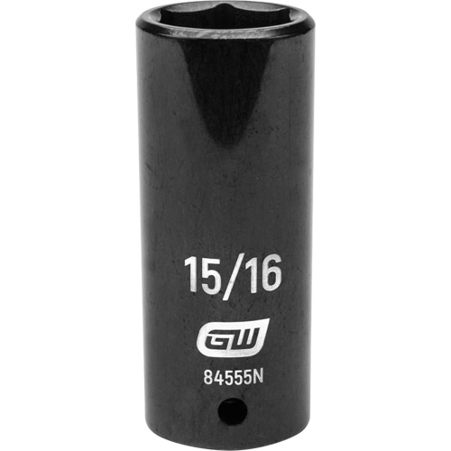 Socket, Impact, 15/16", 1/2" Drive, 6 Points, Deep Distribution Jean Lapalme