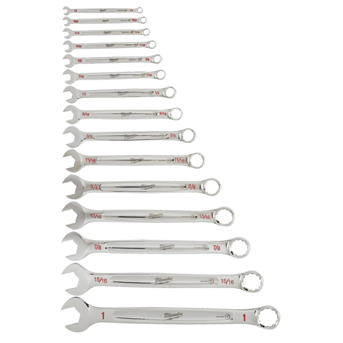 Wrench Set, Combination, 15 Pieces, Imperial Distribution Jean Lapalme