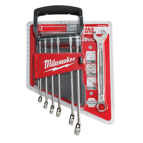 Combination Wrench Set, Combination, 7 Pieces, Metric Distribution Jean Lapalme