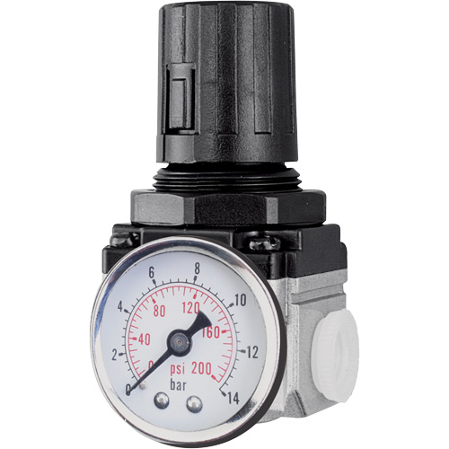 Air Regulator (Gauge Included), 1" NPT, 220 PSI Max. PSI, Modular Distribution Jean Lapalme