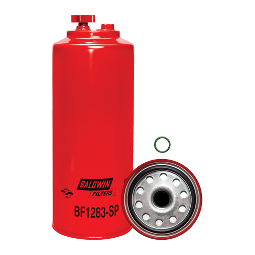 BF1283-SP Filtre &agrave; carburant s&eacute;parateur d'eau &agrave; visser avec orifice pour capteur & drain Distribution Jean Lapalme