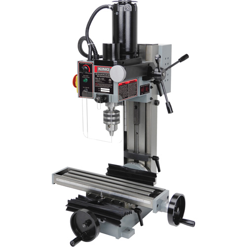 Mini Milling & Drilling Machine, 2 Speeds, 1/2" Drilling Capacity Distribution Jean Lapalme