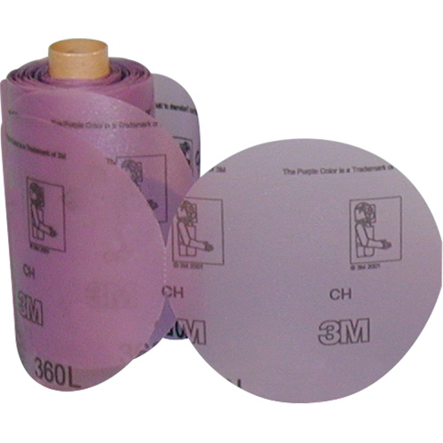 Stikit Film Disc Roll 360L, 6" Dia., P800 Grit, Aluminum Oxide Distribution Jean Lapalme