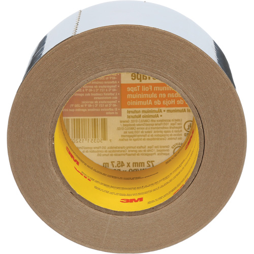 Ruban en aluminium Venture Tape, &eacute;paisseur 1,8 mils, 72 mm (3") x 45,7 m (150') Distribution Jean Lapalme