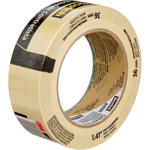 Ruban-cache Scotch pour entrepreneurs 2020, 36 mm (1-1/2") x 55 m (180'), Beige Distribution Jean Lapalme
