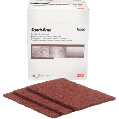 Scotch-Brite Extra-Duty Hand Pad, Aluminum Oxide, 9" x 6", Fine Grit Distribution Jean Lapalme
