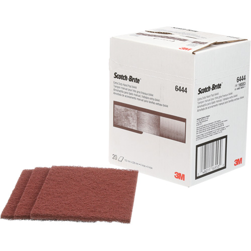 Scotch-Brite Extra-Duty Hand Pad, Aluminum Oxide, 9" x 6", Fine Grit Distribution Jean Lapalme